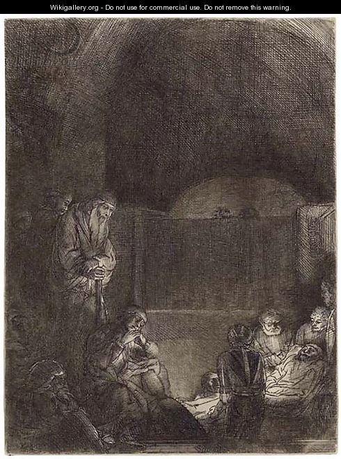 The Entombment 4 - Rembrandt Van Rijn