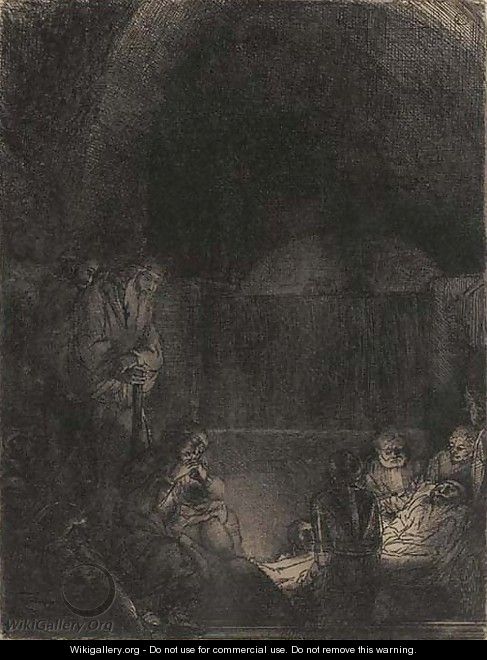 The Entombment 3 - Rembrandt Van Rijn