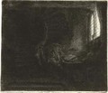 Saint Jerome in a dark Chamber - Rembrandt Van Rijn