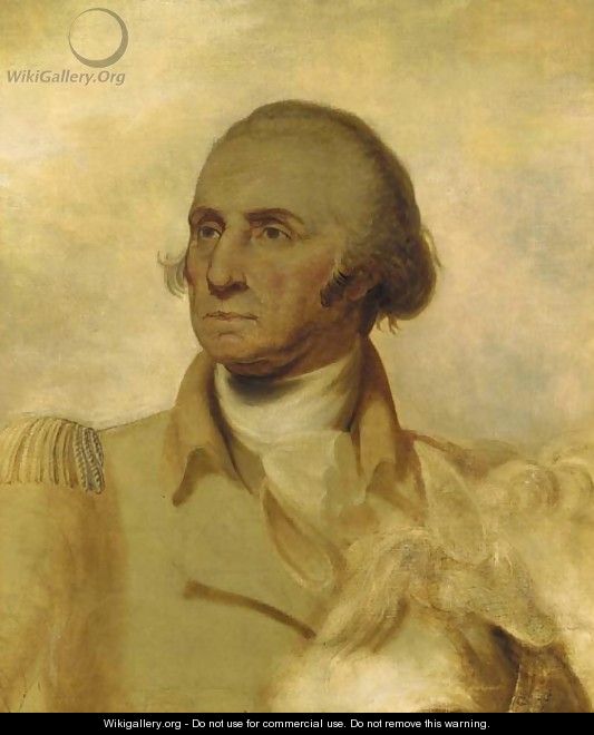 Sketch for a Portrait of George Washington - Rembrandt Peale