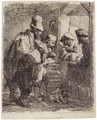 The strolling Musicians - Rembrandt Van Rijn