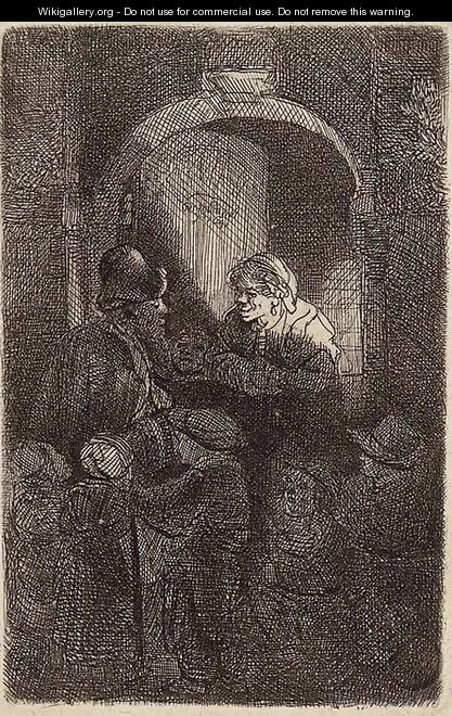 The Schoolmaster - Rembrandt Van Rijn