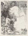 The Raising of Lazarus Small Plate 2 - Rembrandt Van Rijn