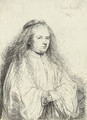 The little Jewish Bride (Saskia as Saint Catherine) - Rembrandt Van Rijn