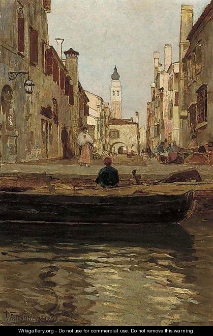 A bustling Venetian backwater - Pietro Fragiacomo