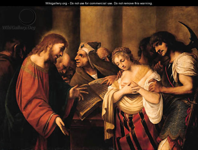 Christ and the Woman taken in Adultery - Pietro della Vecchia
