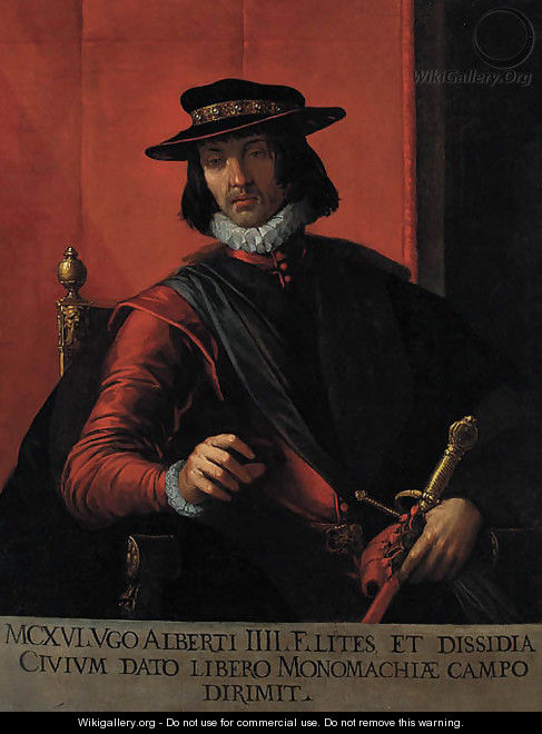 Fantasy portrait of Ugo Alberti IV - Pietro Damini
