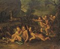 An allegory of hunting - Portuguese School