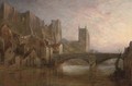 Durham from the river - Pollok Sinclair Nisbet