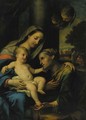 The Virgin and Child with Saint Anne - Placido Costanzi