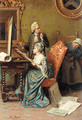 The painting lesson - Pio Ricci