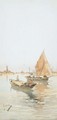 Boats sailing in the Lagoon - Raffaele Mainella