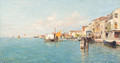 The Venetian Lagoon - Rafael Senet y Perez