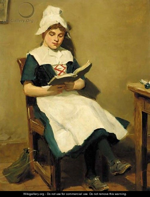 The country school girl - Ralph Hedley