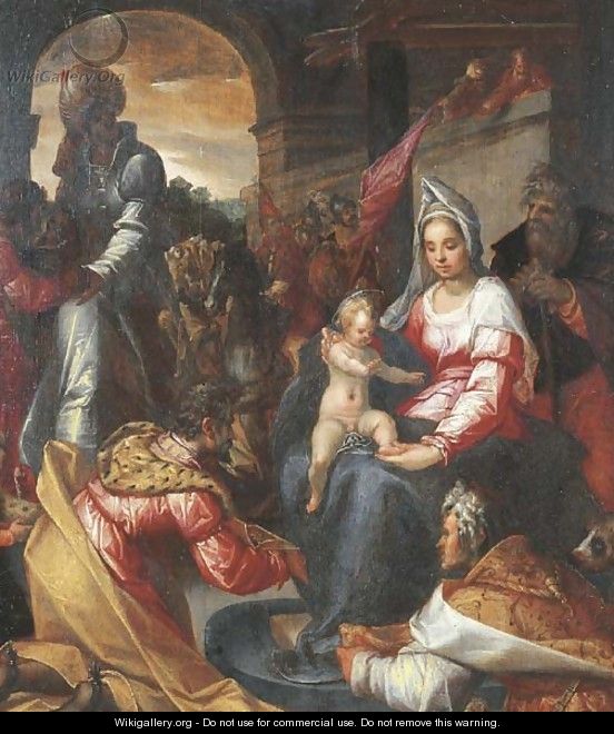 The Adoration of the Magi - Pieter Fransz. Isaacsz