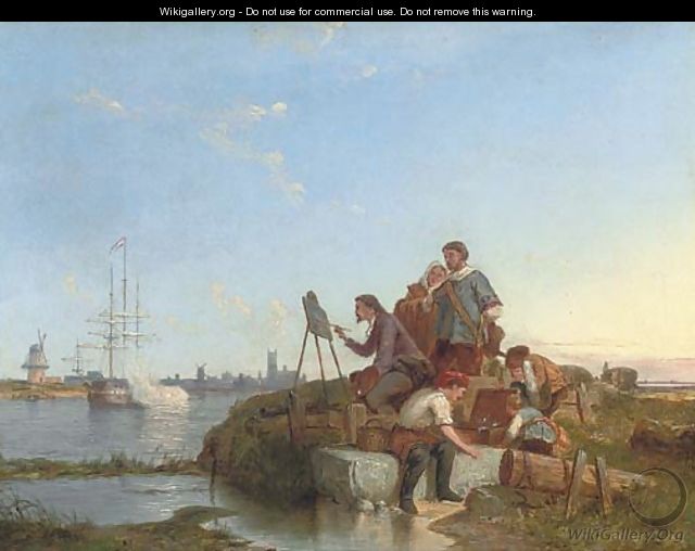 The artist - Pieter Christiaan Cornelis Dommersen