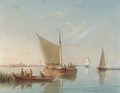A family boat trip - Pieter Christiaan Cornelis Dommersen