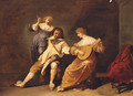 Elegant company making music - Pieter Jansz. Quast