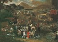 A military encampment on the Campus Martius - Pieter Hofmans, Il Giannizzero