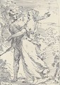 A shepherd restraining a maiden - Pietro Antonio Novelli