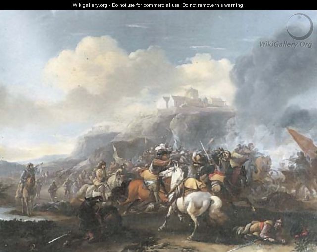 A cavalry skirmish 2 - Philips Wouwerman