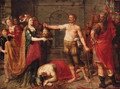 Salome presented with the head of Saint John the Baptist - Pieter van Lint