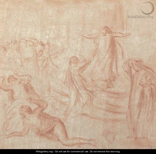 Esquisse pour Oedipe Roi - Pierre Auguste Renoir