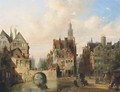 A cappricio view in a Dutch town - Pierre Tetar Van Elven