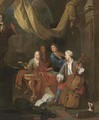 A musical gathering in an elegant interior - Pieter Angellis