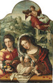 The Virgin and Child with Saint John - Pieter Coecke Van Aelst