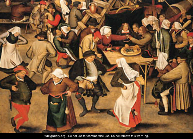 The Wedding Feast 2 - Pieter The Younger Brueghel
