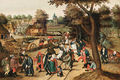 The Return from the Kermesse 2 - Pieter The Younger Brueghel
