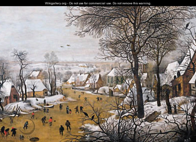The birdtrap 2 - Pieter The Younger Brueghel