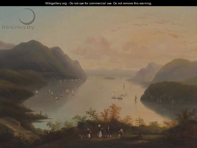 View of the Hudson River Near West Point - Thomas Birch