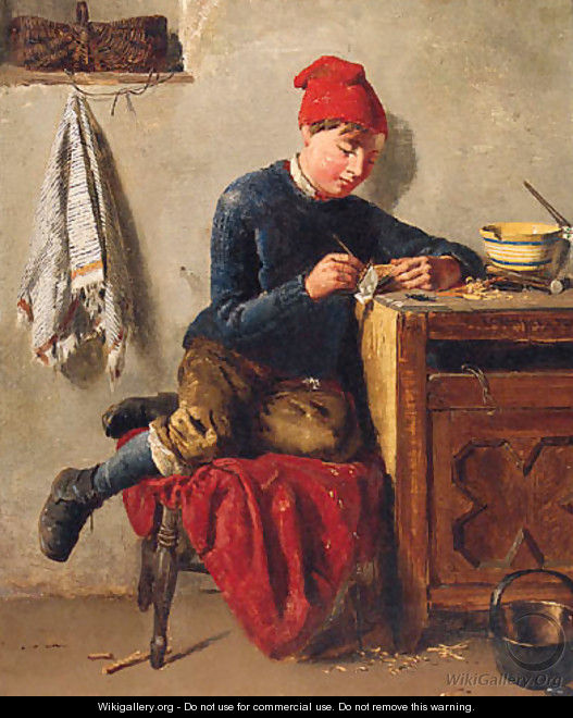 The Young Model Maker - Thomas Chambers