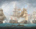 'Nelson's patent bridge for boarding First Rates' at the Battle of Cape St. Vincent, 14th February, 1797 - Thomas Buttersworth