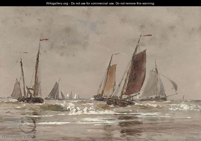 Dutch pincks at Scheveningen - Thomas Bush Hardy