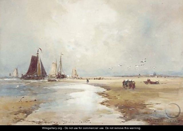 On the Dutch coast - Thomas Bush Hardy