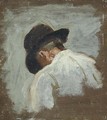 Study of a Man's Head for Mending the Net - Thomas Cowperthwait Eakins