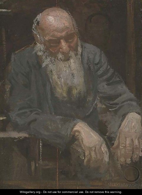 A Study of an Old Man - Thomas Cowperthwait Eakins