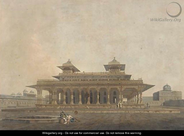 Part of the Palace in the Fort of Allahabad 2 - Thomas Daniell