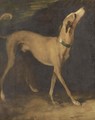 A greyhound in a landscape - Thomas Gainsborough