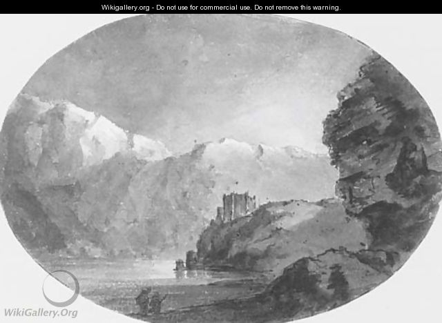 Four ideal landscapes illustrating the picturesque - (after) William Sawrey Gilpin