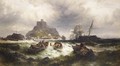 Salvaging a Shipwreck off St. Michael's Mount - Theodor Alexander Weber