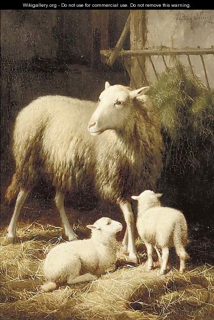 Moutons dans la bergerie 2 - Theo van Sluys