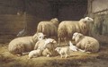 Moutons dans la bergerie - Theo van Sluys