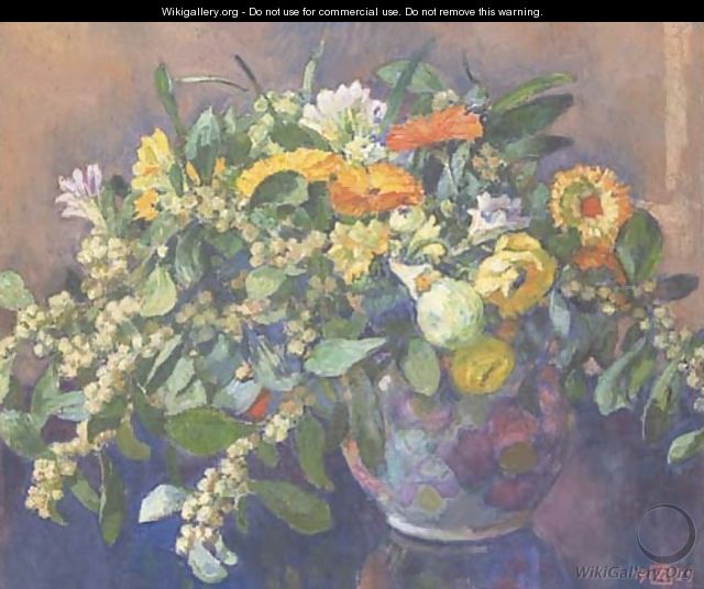 Vase de fleurs - Theo Van Rysselberghe