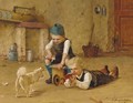 Childrens playtime - Theodore Kleehaas