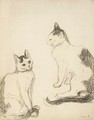 Les deux chats - Theophile Alexandre Steinlen