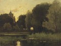 Castle Doorwerth seen from the grounds - Theophile Emile Achille De Bock
